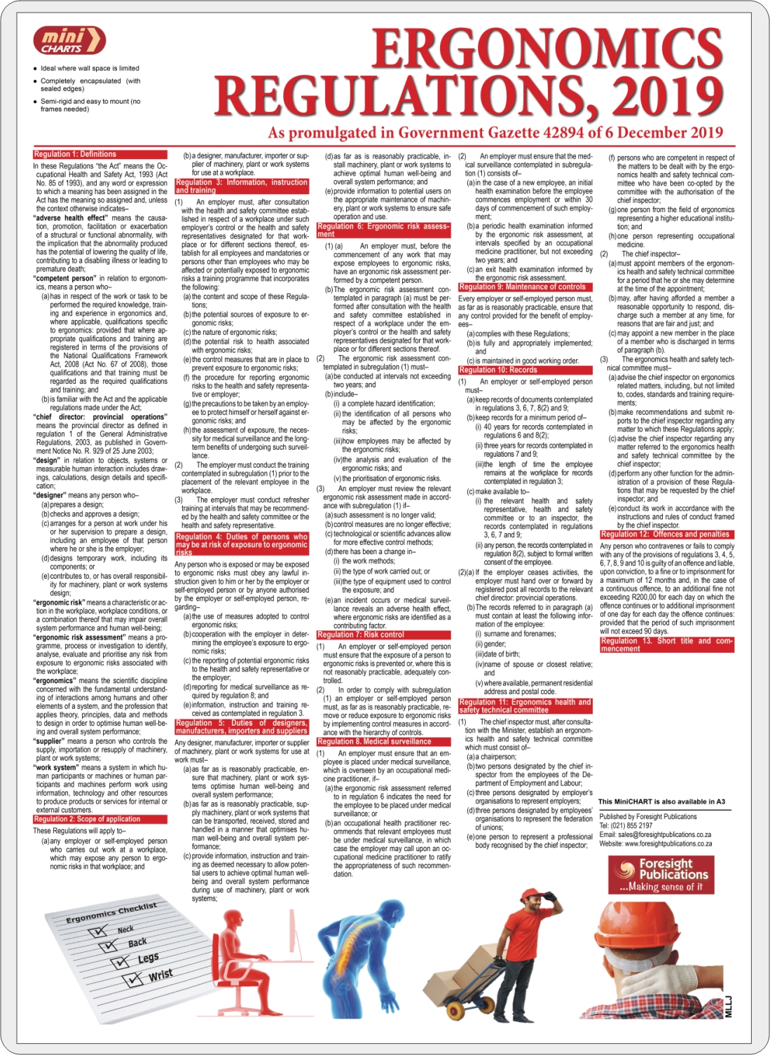 Health And Safety Law Poster Free Download Hse books a3 9780717663699